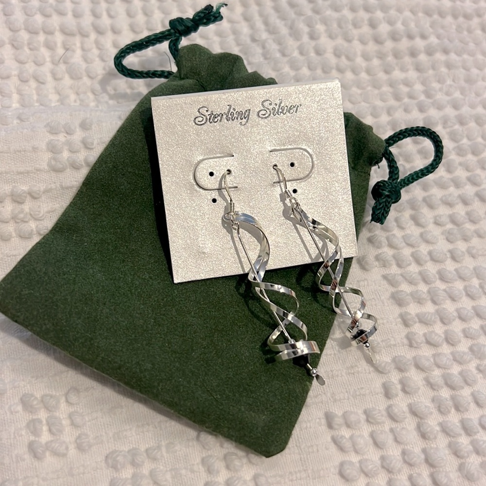 NWT - Sterling Silver Dangle Earrings